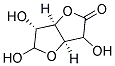 (3AR,6R,6AR)-3,5,6-TRIHYDROXY-TETRAHYDRO-FURO[3,2-B]FURAN-2-ONE Struktur