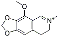 4-METHOXY-6-METHYL-7,8-DIHYDRO-[1,3]DIOXOLO[4,5-G]ISOQUINOLIN-6-IUM Struktur