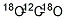 CARBON-12C DIOXIDE-18O2 Struktur