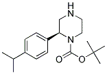 (S)-2-(4-ISOPROPYL-PHENYL)-PIPERAZINE-1-CARBOXYLIC ACID TERT-BUTYL ESTER Struktur