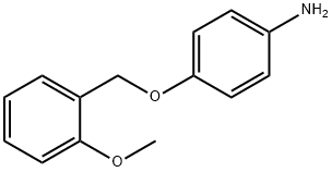 4-(2-METHOXY-BENZYLOXY)-PHENYLAMINE Struktur