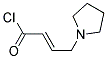 4-PYRROLIDIN-1-YL-BUT-2-ENOYL CHLORIDE Struktur