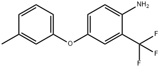 4-(3-METHYLPHENOXY)-2-(TRIFLUOROMETHYL)ANILINE Struktur