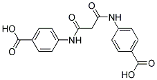 4-[2-[(4-CARBOXYPHENYL)CARBAMOYL]ACETYL]AMINOBENZOIC ACID Struktur