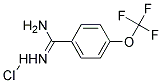 4-TRIFLUOROMETHOXY-BENZAMIDINE HCL Struktur