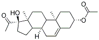 ACETIC ACID (3S,8R,10R,13S,17R)-17-ACETYL-17-HYDROXY-10,13-DIMETHYL-2,3,4,7,8,9,10,11,12,13,14,15,16,17-TETRADECAHYDRO-1H-CYCLOPENTA[A]PHENANTHREN-3-YL ESTER Struktur