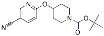 4-(5-CYANO-PYRIDIN-2-YLOXY)-PIPERIDINE-1-CARBOXYLIC ACID TERT-BUTYL ESTER Struktur