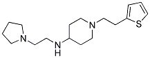 N-(2-PYRROLIDIN-1-YLETHYL)-1-[2-(2-THIENYL)ETHYL]PIPERIDIN-4-AMINE Struktur