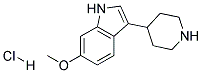 6-METHOXY-3-(PIPERIDIN-4-YL)-1H-INDOLE HYDROCHLORIDE Struktur