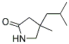 4-METHYL-4-ISOBUTYLPYRROLIDIN-2-ONE Struktur
