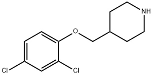 4-[(2,4-DICHLOROPHENOXY)METHYL]PIPERIDINE Struktur