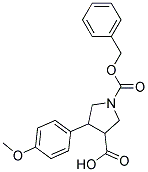 4-(4-METHOXY-PHENYL)-PYRROLIDINE-1,3-DICARBOXYLIC ACID 1-BENZYL ESTER Struktur