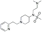 N-[2-(DIMETHYLAMINO)ETHYL]-N-[1-(2-PYRIDIN-2-YLETHYL)PIPERIDIN-4-YL]METHANESULFONAMIDE Struktur