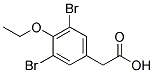 3,5-DIBROMO-4-ETHOXYPHENYLACETIC ACID Struktur