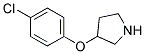 3-(4-CHLOROPHENOXY)PYRROLIDINE Struktur