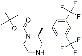 (S)-2-(3,5-BIS-TRIFLUOROMETHYL-BENZYL)-PIPERAZINE-1-CARBOXYLIC ACID TERT-BUTYL ESTER Struktur