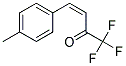 (3Z)-1,1,1-TRIFLUORO-4-(4-METHYLPHENYL)BUT-3-EN-2-ONE Struktur