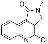 4-CHLORO-2-METHYL-2,3-DIHYDRO-PYRROLO[3,4-C]QUINOLIN-1-ONE Struktur