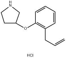 3-(2-ALLYLPHENOXY)PYRROLIDINE Struktur