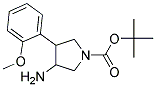 3-AMINO-4-(2-METHOXYPHENYL)-1-BOC-PYRROLIDINE Struktur