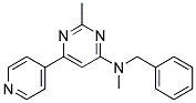 N-BENZYL-N,2-DIMETHYL-6-PYRIDIN-4-YLPYRIMIDIN-4-AMINE Struktur