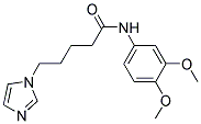 5-IMIDAZOL-1-YL-PENTANOIC ACID (3,4-DIMETHOXY-PHENYL)-AMIDE Struktur