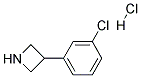 3-(3-CHLOROPHENYL)AZETIDINE HYDROCHLORIDE Struktur