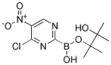 5-NITRO-4-CHLOROPYRIMIDINE-2-BORONIC ACID PINACOL ESTER Struktur