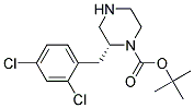 (R)-2-(2,4-DICHLORO-BENZYL)-PIPERAZINE-1-CARBOXYLIC ACID TERT-BUTYL ESTER Struktur