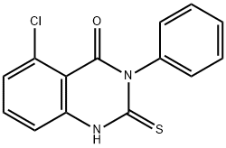 5-CHLORO-3-PHENYL-2-THIOXO-2,3-DIHYDRO-4(1H)-QUINAZOLINONE Struktur