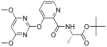 (2S)-2-[[[3-[(4,6-DIMETHOXYPYRIMIDIN-2-YL)OXY]PYRIDIN-2-YL]CARBONYL]AMINO]PROPIONOIC ACID, TERT-BUTYL ESTER Struktur