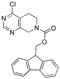 (9H-FLUOREN-9-YL)METHYL 4-CHLORO-5,6-DIHYDROPYRIDO[3,4-D]PYRIMIDINE-7(8H)-CARBOXYLATE Struktur