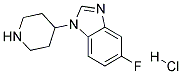 5-FLUORO-1-(PIPERIDIN-4-YL)-1H-BENZO[D]IMIDAZOLE HYDROCHLORIDE Struktur