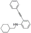 CYCLOHEXYL-METHYL-(2-PHENYLETHYNYL-PHENYL)-AMINE Struktur