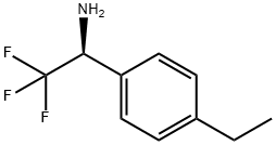 (S)-1-(4-ETHYL-PHENYL)-2,2,2-TRIFLUORO-ETHYLAMINE Struktur