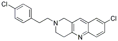 8-CHLORO-2-[2-(4-CHLOROPHENYL)ETHYL]-1,2,3,4-TETRAHYDROBENZO[B]-1,6-NAPHTHYRIDINE Struktur