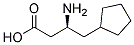 (S)-3-AMINO-4-CYCLOPENTYLBUTANOIC ACID Struktur