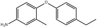 4-(4-ETHYLPHENOXY)-3-METHYLANILINE Struktur