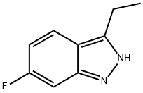 3-ETHYL-6-FLUORO-1H-INDAZOLE Struktur