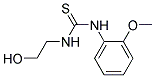 N-(2-HYDROXYETHYL)-N'-(2-METHOXYPHENYL)THIOUREA Struktur