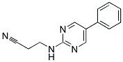 3-[(5-PHENYLPYRIMIDIN-2-YL)AMINO]PROPANENITRILE Struktur