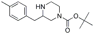 3-(4-METHYL-BENZYL)-PIPERAZINE-1-CARBOXYLIC ACID TERT-BUTYL ESTER Struktur