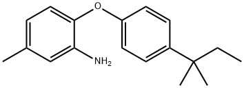 5-METHYL-2-[4-(TERT-PENTYL)PHENOXY]ANILINE Struktur