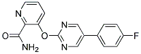 3-([5-(4-FLUOROPHENYL)PYRIMIDIN-2-YL]OXY)PYRIDINE-2-CARBOXAMIDE Struktur