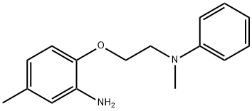 N-[2-(2-AMINO-4-METHYLPHENOXY)ETHYL]-N-METHYL-N-PHENYLAMINE Struktur