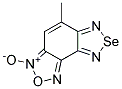 5-METHYL[1,2,5]SELENADIAZOLO[3,4-E][2,1,3]BENZOXADIAZOLE 3-OXIDE Struktur