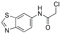 N-BENZOTHIAZOL-6-YL-2-CHLORO-ACETAMIDE Struktur