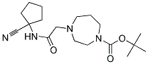 4-[(1-CYANO-CYCLOPENTYLCARBAMOYL)-METHYL]-[1,4]DIAZEPANE-1-CARBOXYLIC ACID TERT-BUTYL ESTER Struktur