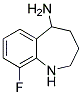 9-FLUORO-2,3,4,5-TETRAHYDRO-1H-BENZO[B]AZEPIN-5-YLAMINE Struktur