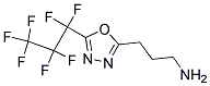 (5-HEPTAFLUOROPROPYL-[1,3,4]OXADIAZOL-2-YL)-PROPYL-AMINE Struktur